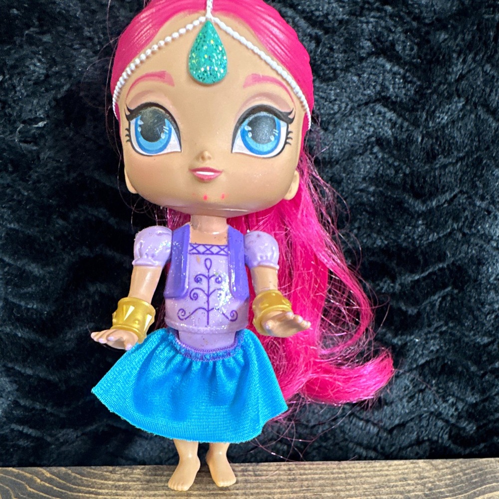 Shimmer & Shine Shimmer Genie Friends Doll 6" Pink Hair Mattel FFL51